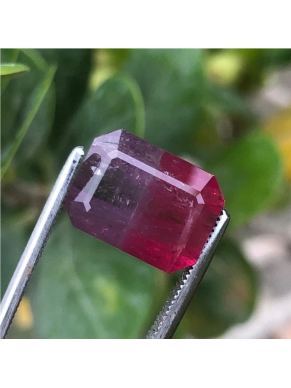 7.19 Natural Bi-Color Tourmaline Gemstone  loose - Picture 4 of 4